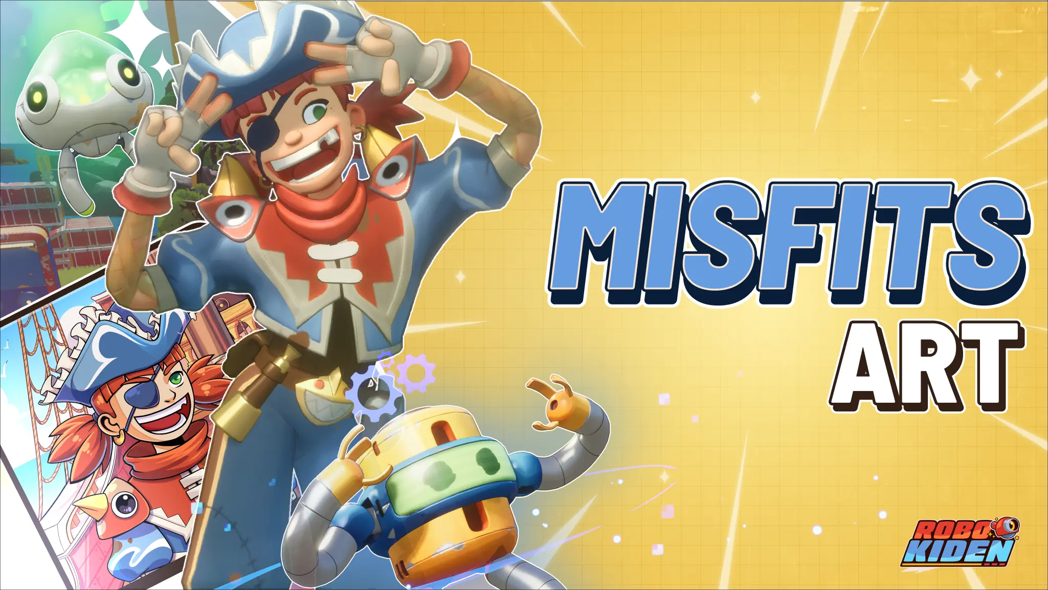 RoboKiden Misfits — Announcement creative